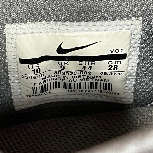 Nike Air Max Typha Flywire Athletic Training Gray Mens Size 10 A03020-002 - Picture 5 of 8